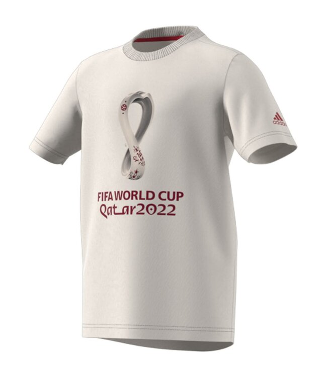 Adidas FIFA World Cup 2022 Graphic Tee Youth (Talc)