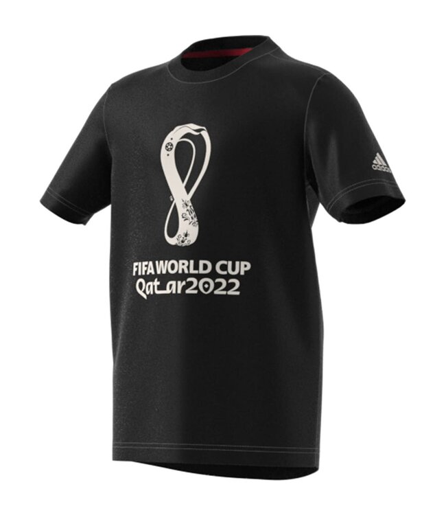 Adidas FIFA World Cup 2022 Graphic Tee Youth (Black)