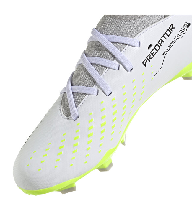 Adidas Predator Accuracy.3 FG Jr (White/Lime)
