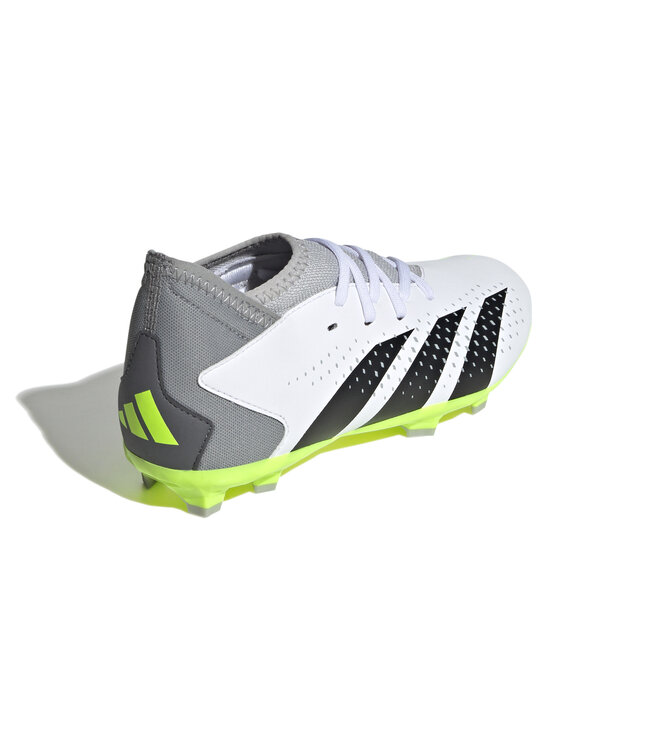 Adidas Predator Accuracy.3 FG Jr (White/Lime)