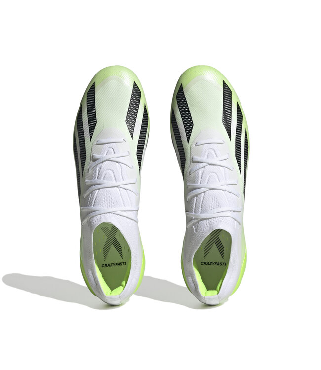 Adidas X Crazyfast.1 FG (White/Lime)