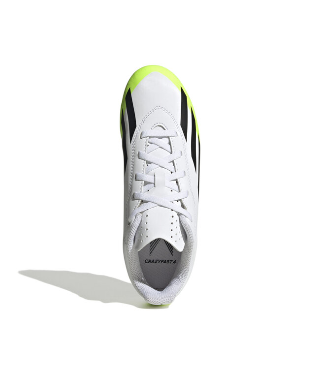 Adidas X Crazyfast.4 FxG Jr (White/Lime)