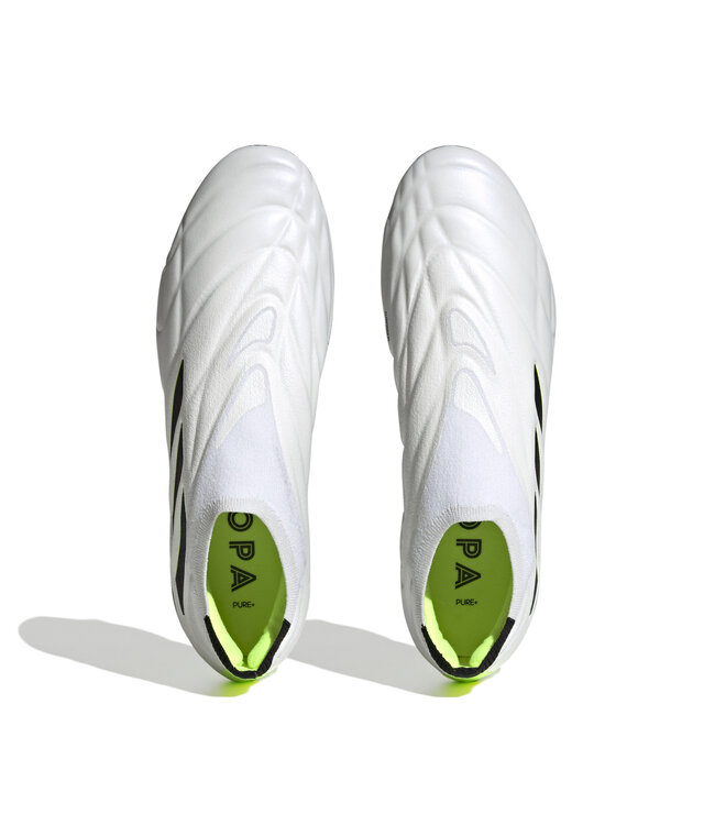 Adidas Copa Pure+ FG (White/Lime)