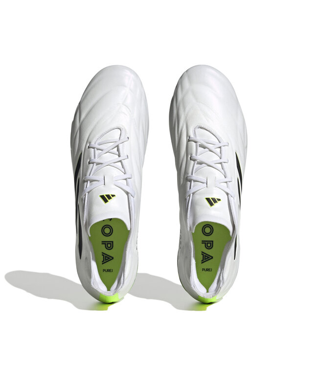 Adidas Copa Pure.1 FG (White/Lime)