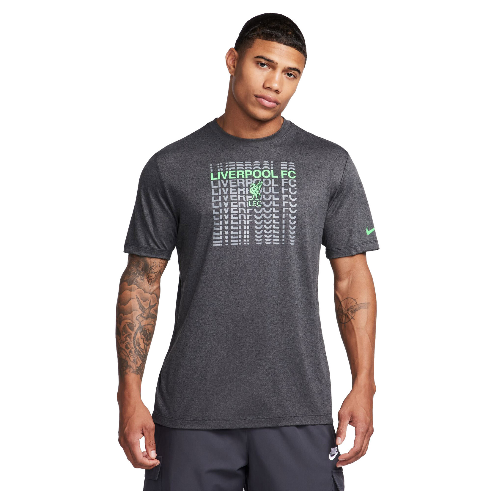 Nike Adults Liverpool Strike T-Shirt - Black