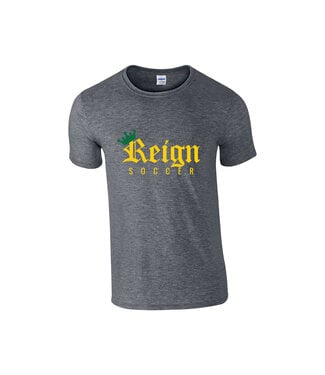 PLYMOUTH REIGN SOFTSTYLE TEE YOUTH (DARK GRAY)