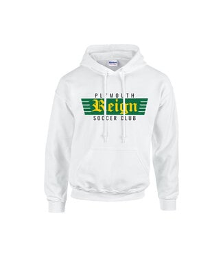PLYMOUTH REIGN HEAVY BLEND HOODIE (WHITE)
