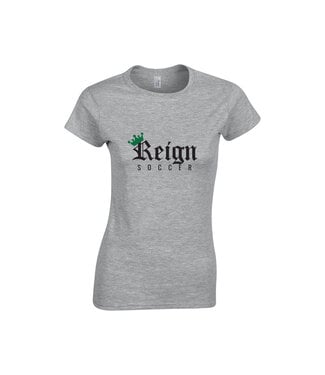 PLYMOUTH REIGN SOFTSTYLE TEE WOMEN (GRAY)