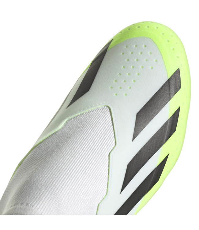 Adidas X Crazyfast.3 Laceless FG (White/Lime)