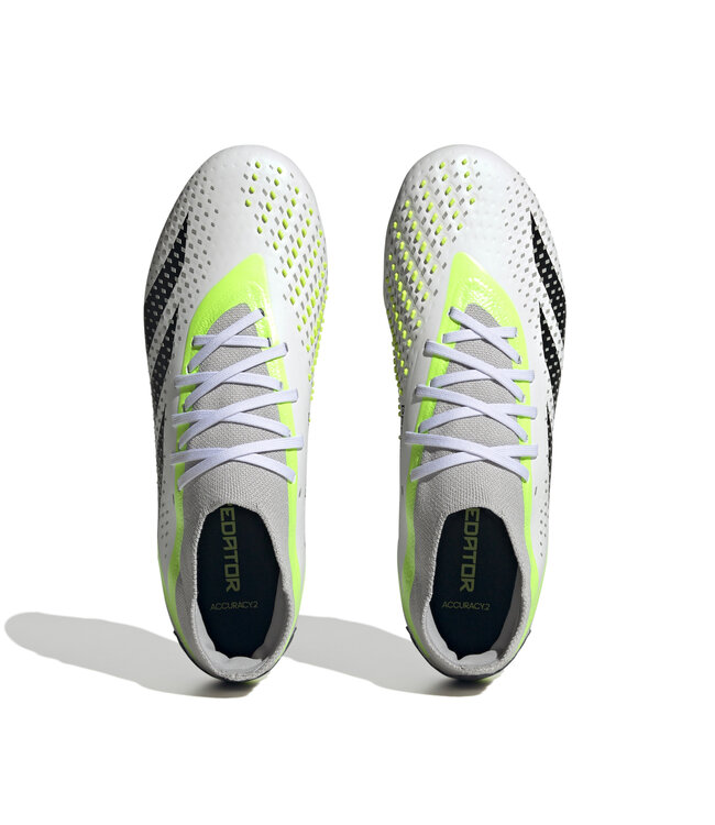 Adidas Predator Accuracy.2 FG (White/Lime)
