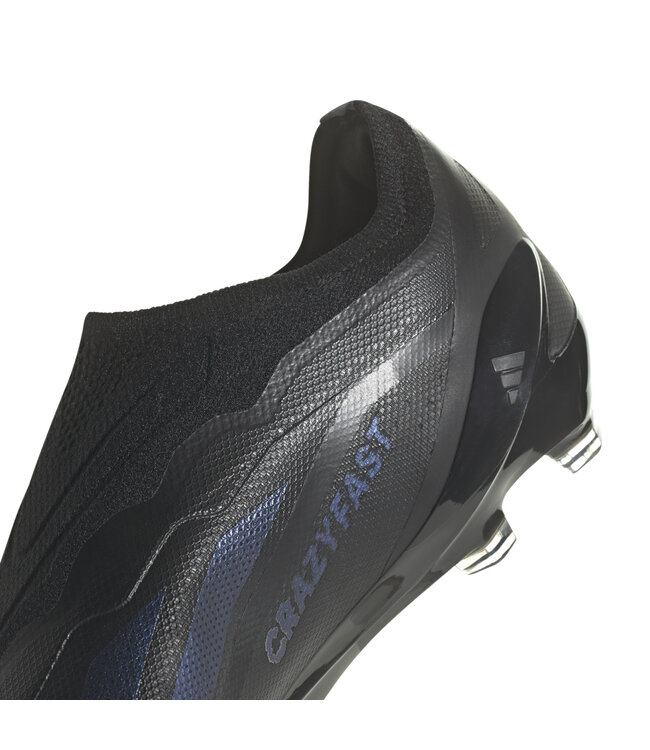 Adidas X Crazyfast.1 Laceless FG (Black/Black)