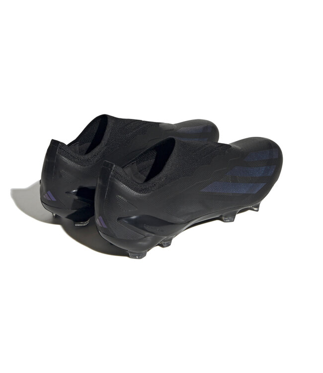 Adidas X Crazyfast.1 Laceless FG (Black/Black)