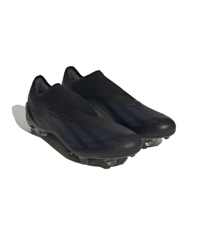 Adidas X Crazyfast.1 Laceless FG (Black/Black)