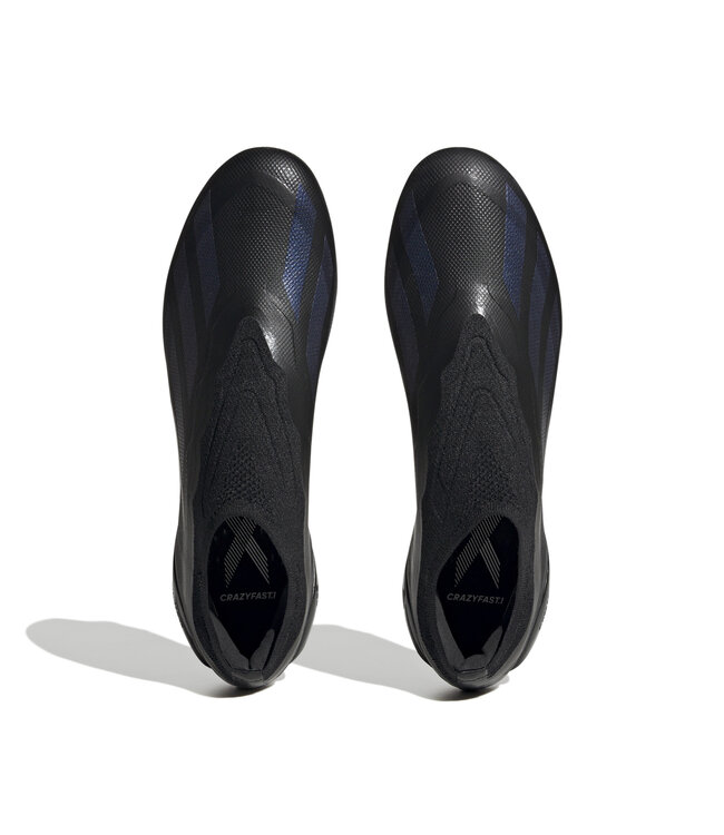 Adidas X Crazyfast.1 Laceless FG (Black/Black)