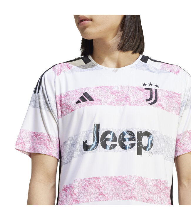 Adidas Juventus 23/24 Away Jersey (White/Pink/Gray)