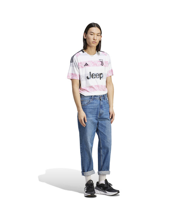 Adidas Juventus 23/24 Away Jersey (White/Pink/Gray)