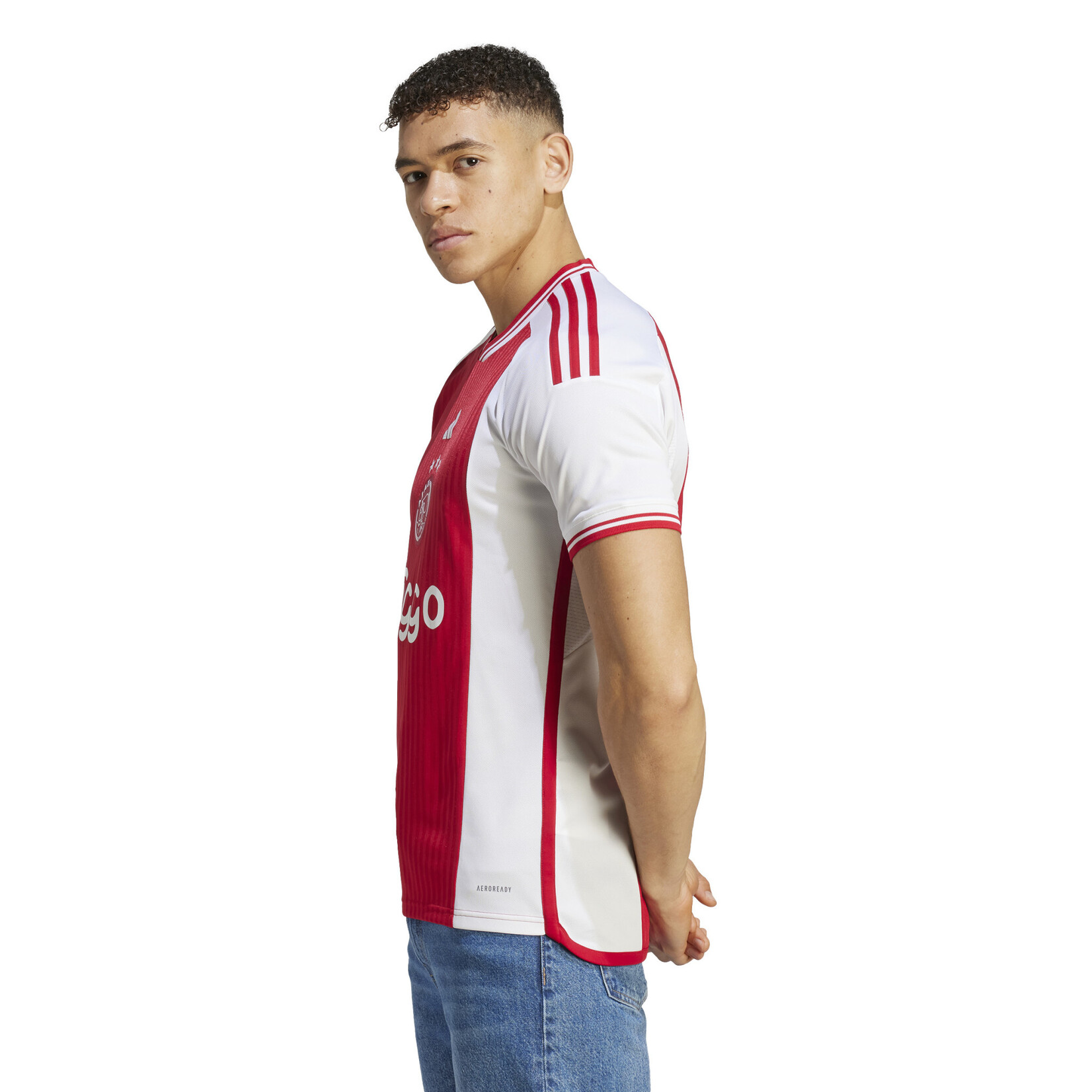 ADIDAS AJAX AMSTERDAM 23/24 HOME JERSEY (RED/WHITE)