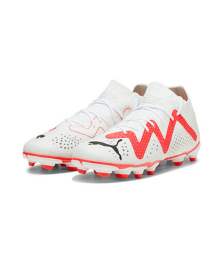 PUMA FUTURE MATCH FG/AG JR (WHITE/PINK)