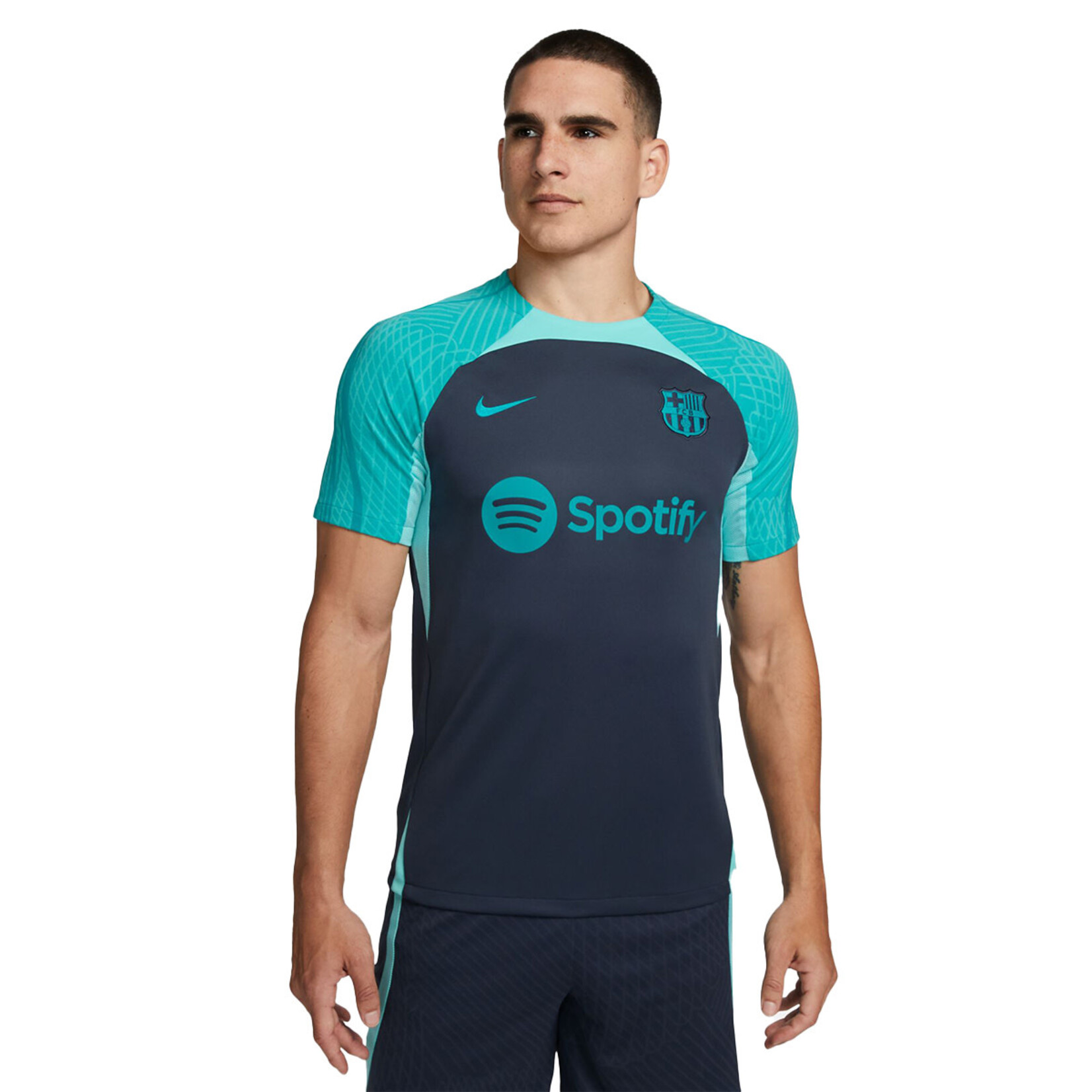 Nike 2023-24 Barcelona Youth Strike Training Jersey, YS