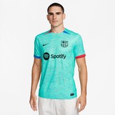 NIKE FC BARCELONA 23/24 STRIKE TRAINING JERSEY (NAVY/TEAL)