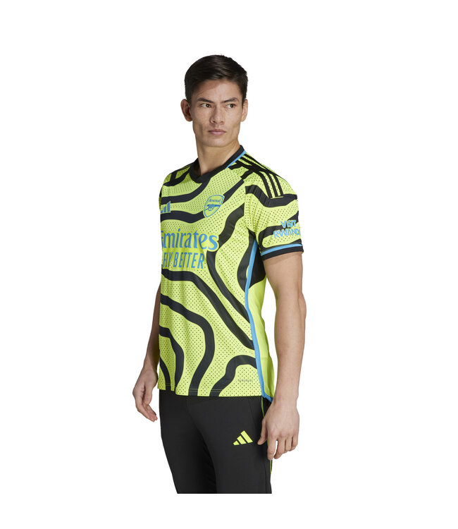 Adidas Arsenal 23/24 Away Jersey (Volt/Black)