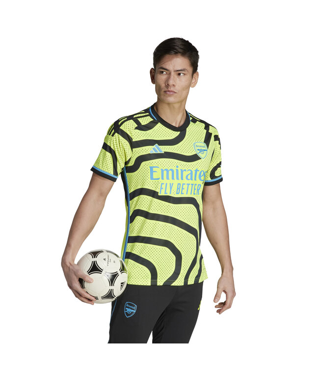 Adidas Arsenal 23/24 Away Jersey (Volt/Black)