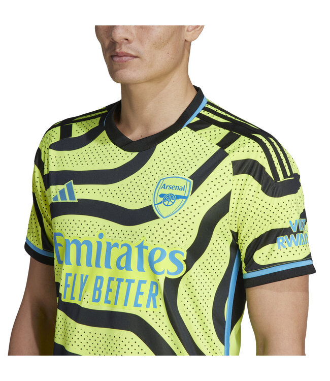 Adidas Arsenal 23/24 Away Jersey (Volt/Black)