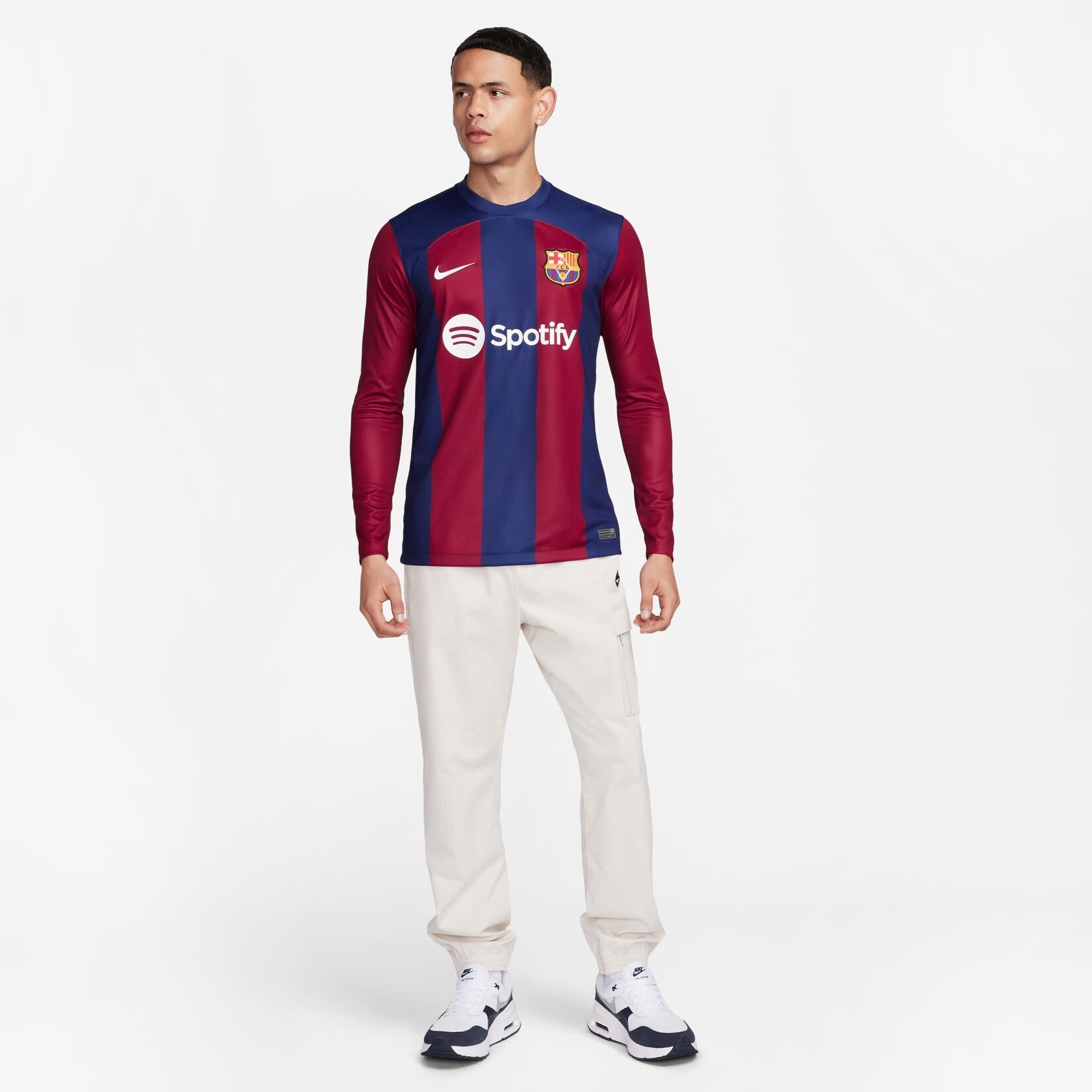 Nike FC Barcelona 23/24 Home Long Sleeve Jersey - SoccerWorld - SoccerWorld