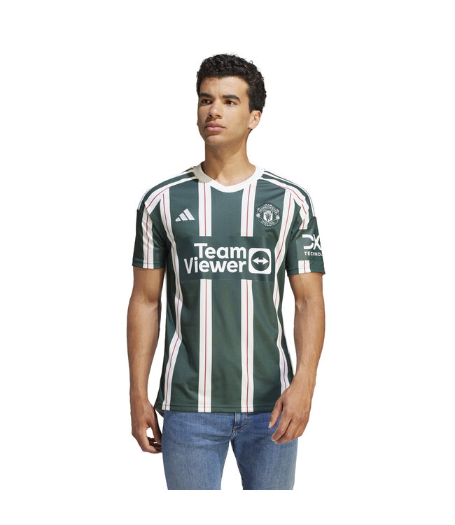 Adidas Manchester United 23/24 Away Jersey (Green/White)