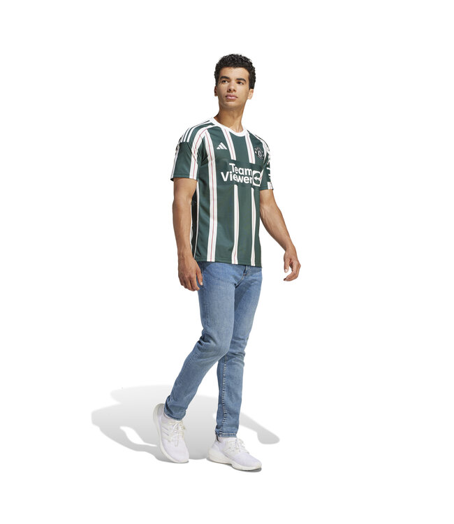 Adidas Manchester United 23/24 Away Jersey (Green/White)