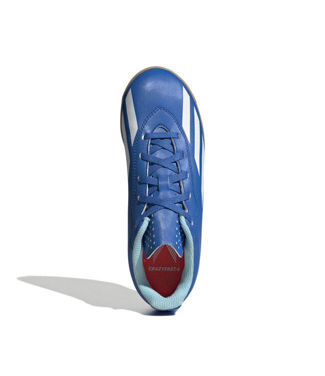 Adidas X Crazyfast.4 Indoor Jr (Blue/White)