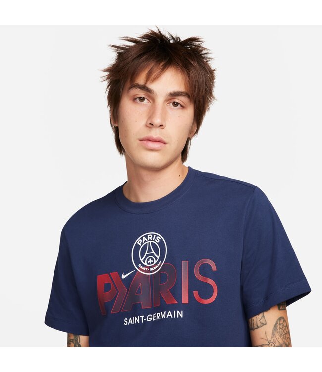 Nike PSG 23/24 Mercurial Tee (Navy)
