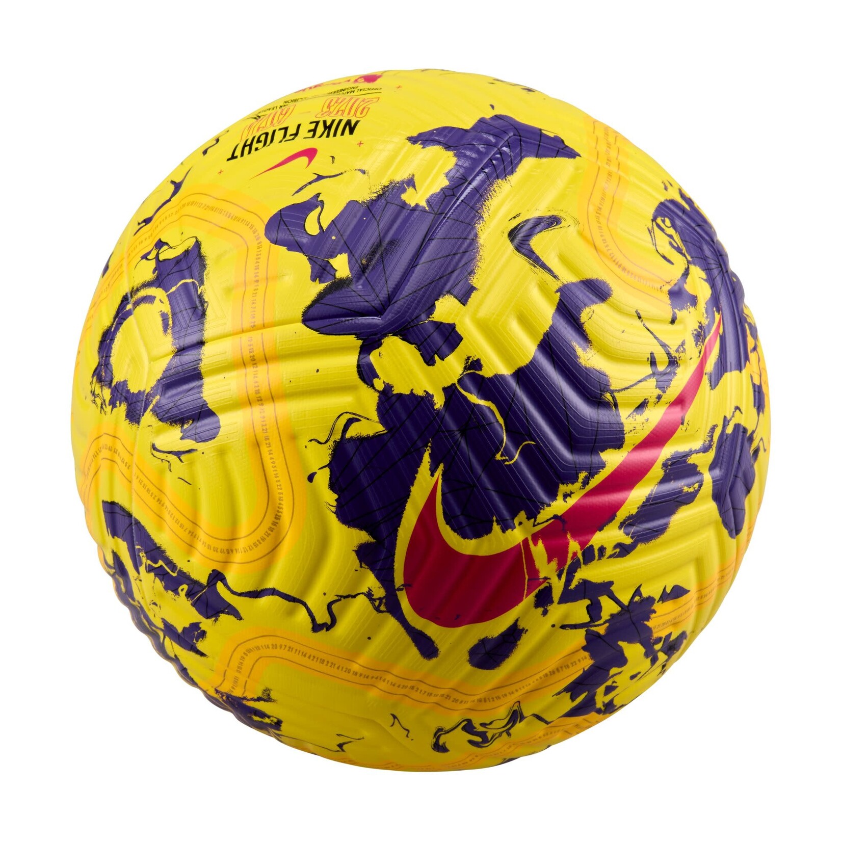 NIKE Premier League Flight Ball 23/24 (Yellow/Purple)