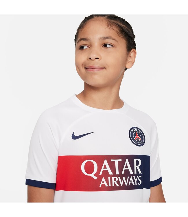 Nike PSG 23/24 Away Jersey Youth (White)