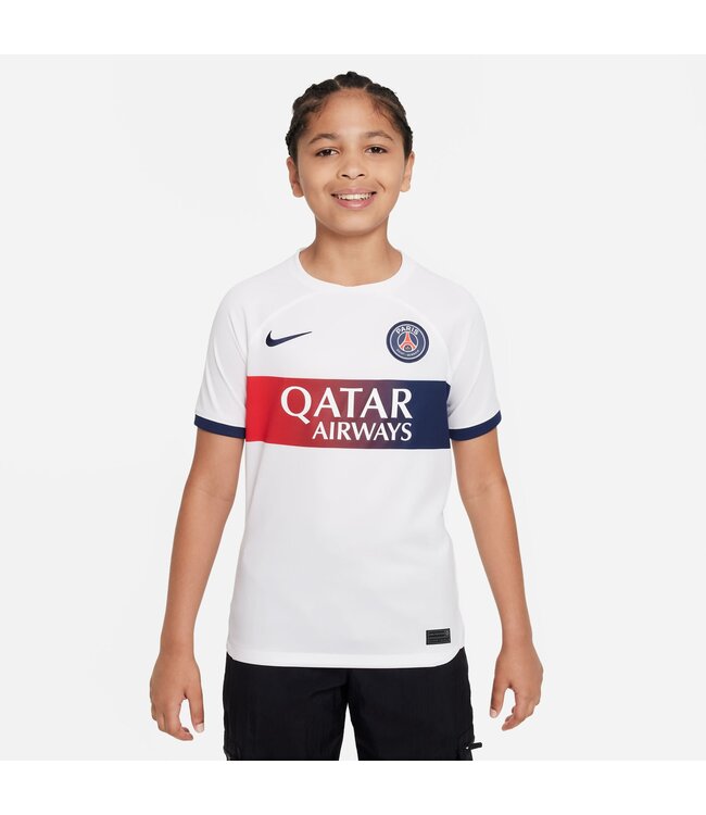 Nike PSG 23/24 Away Jersey Youth (White)