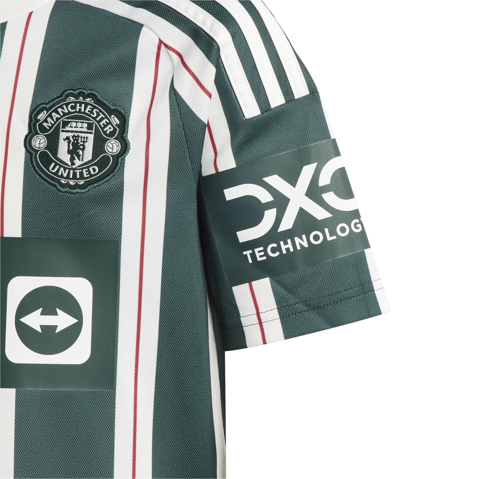 ADIDAS Manchester United 23/24 Away Jersey Youth (Green/White)