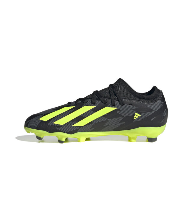 Adidas X Crazyfast Injection.3 FG Jr (Black/Gray/Lime)