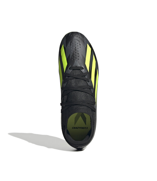Adidas X Crazyfast Injection.3 FG Jr (Black/Gray/Lime)