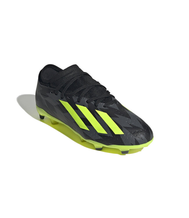 Adidas X Crazyfast Injection.3 FG Jr (Black/Gray/Lime)