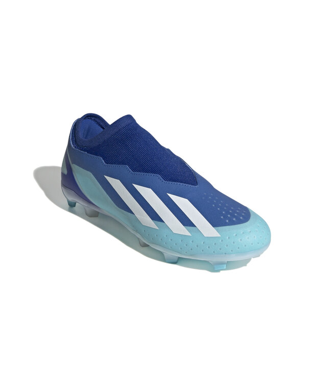 Adidas X Crazyfast.3 Laceless FG (Blue/White)