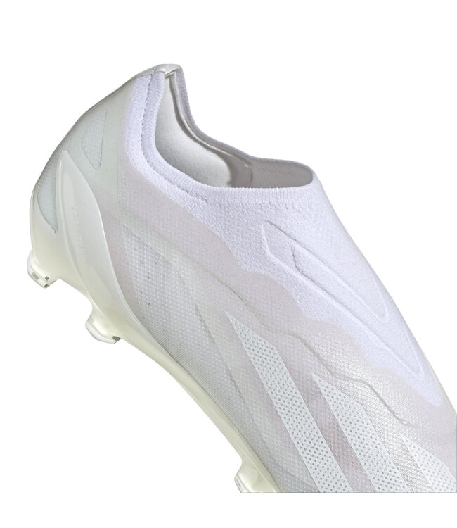 Adidas X Crazyfast.1 Laceless FG (White/White)