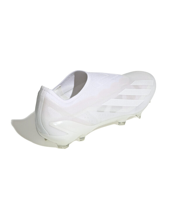 Adidas X Crazyfast.1 Laceless FG (White/White)