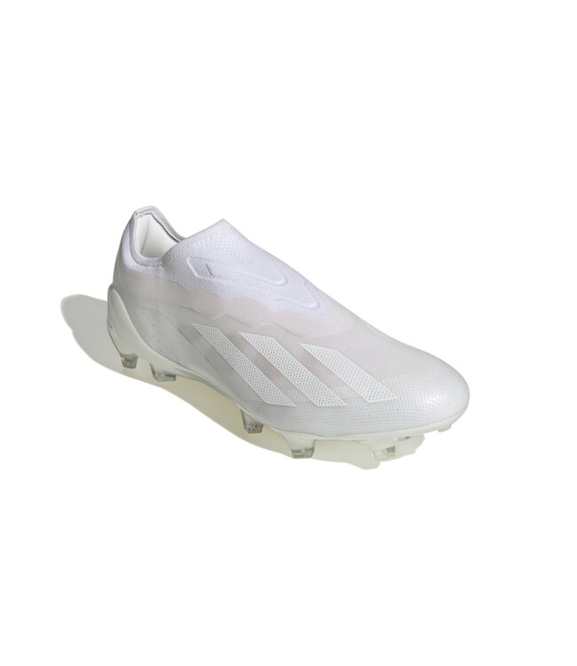 Adidas X Crazyfast.1 Laceless FG (White/White)