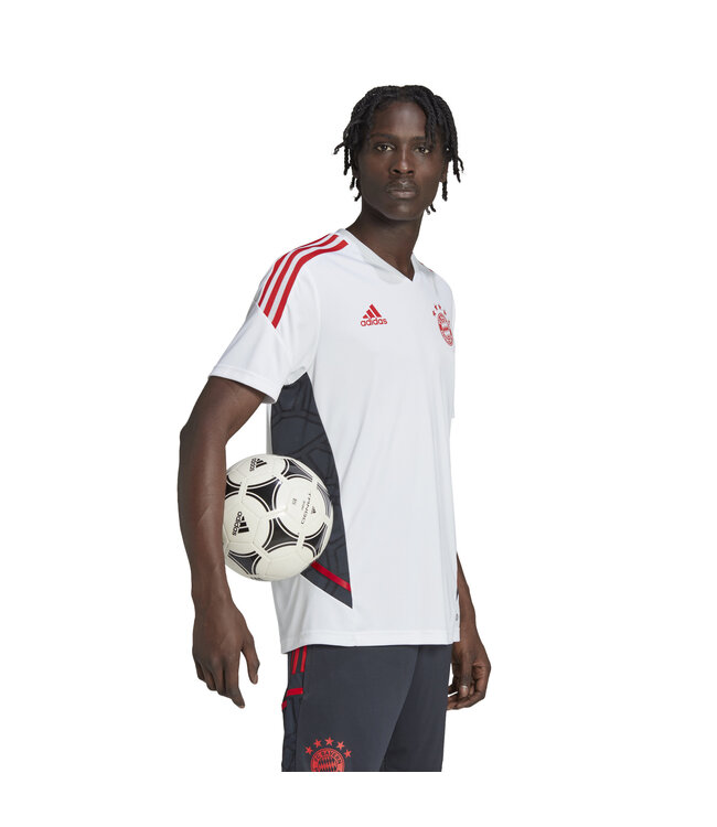 Adidas Bayern 22/23 Condivo Training Jersey (White/Red)