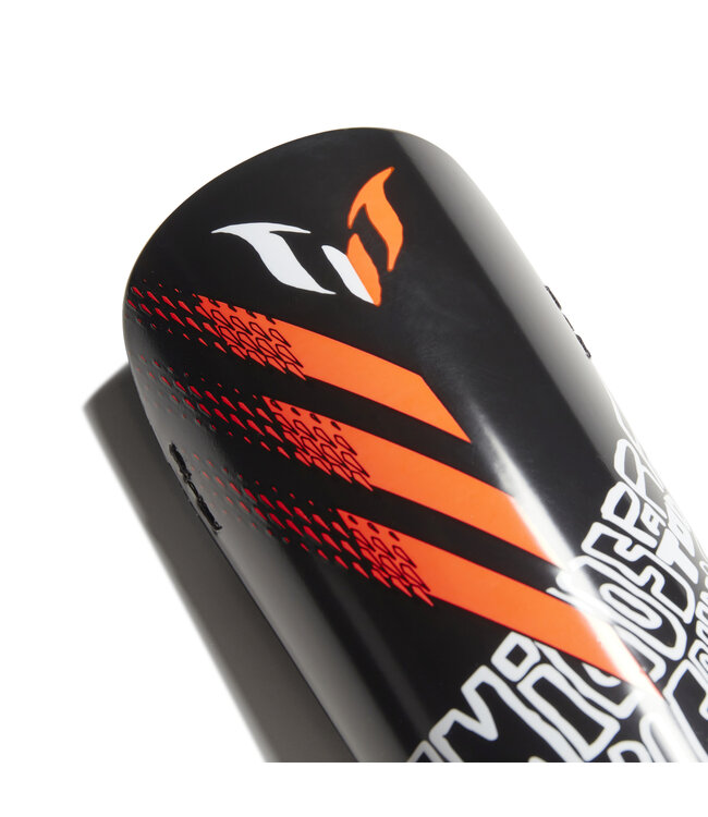 Adidas Messi Match Junior Shin Guards (Black/White/Orange)