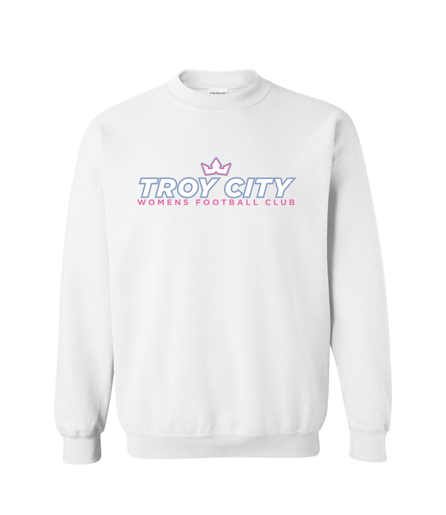 Troy City WFC 23: Crew Sweatshirt (White)