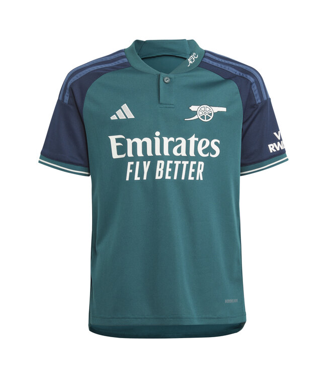 Adidas Arsenal 23/24 Third Jersey Youth (Teal/Navy)