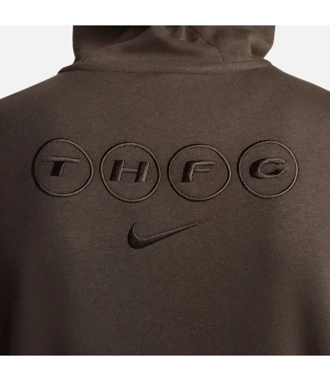 Nike Tottenham 23/24 Club Fleece Pullover Hoodie (Brown)