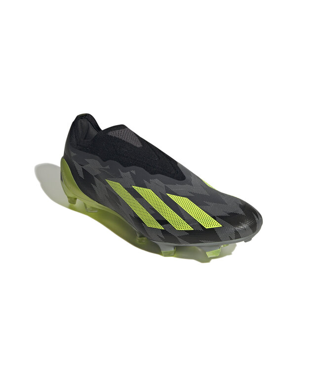 Adidas X Crazyfast Injection.1 Laceless FG (Black/Gray/Lime)