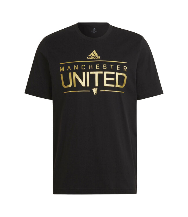 Adidas Manchester United 21/22 Graphic Tee (Black)